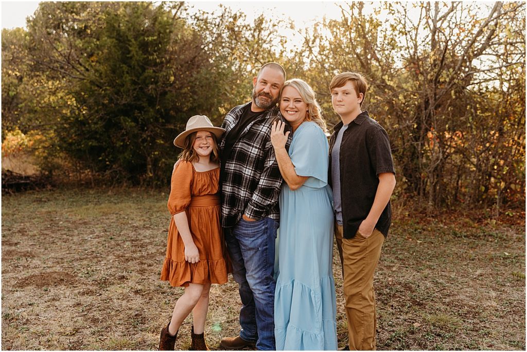 Dressy Family Portrait, McKinney Family Photography